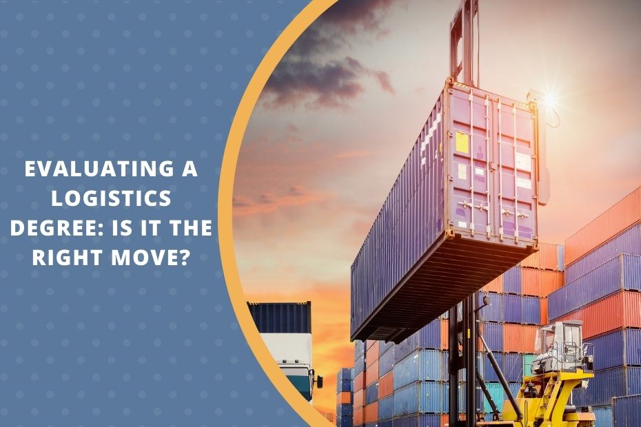 Student evaluating career options with a logistics degree